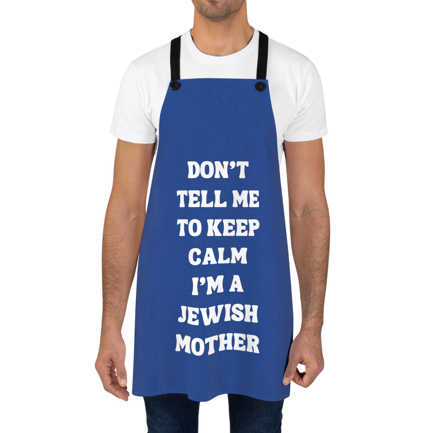 Jewish Mother Apron - Blue