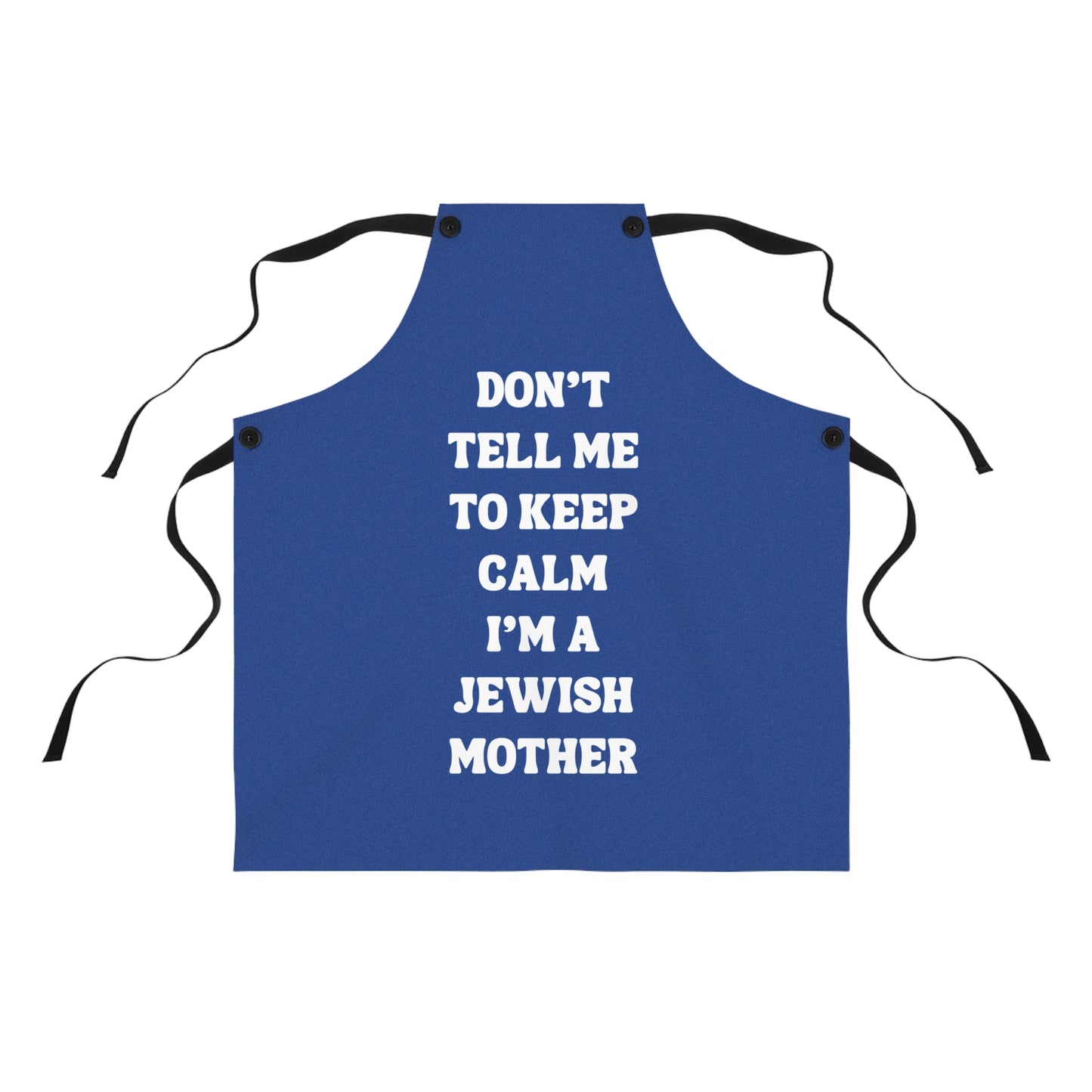 Jewish Mother Apron - Blue